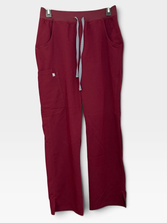 Figs Pants - FIGS Burgundy Kade Pants Cargo EUC Small Petite